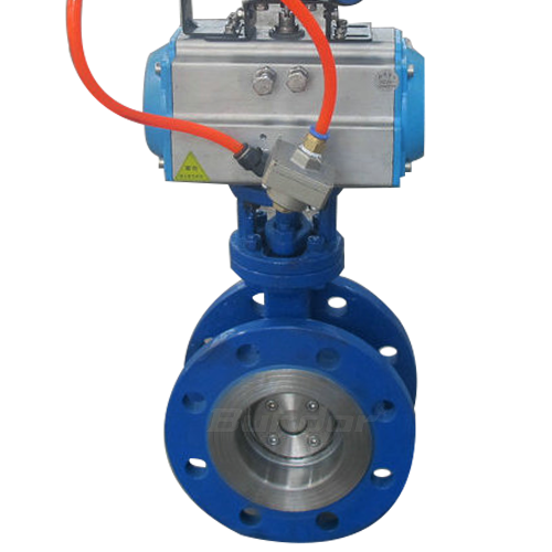 Pneumatic triple eccentric butterfly valve2